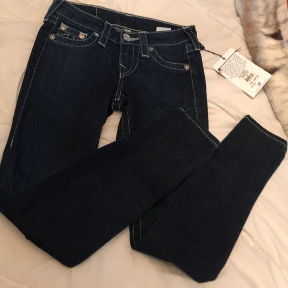 NWT Swarovski True Religion Jean Leggings - sz. 23 - Picture 5 of 7